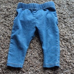 Kids Blue Elastic Waist Pants